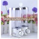 The simple bathroom accessories liquid double soap dispenser